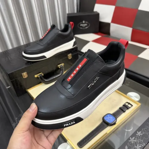 Wholesale Prada Casual Shoes For Men #1442861 $80.00 USD, Wholesale Quality Replica Prada Casual Shoes