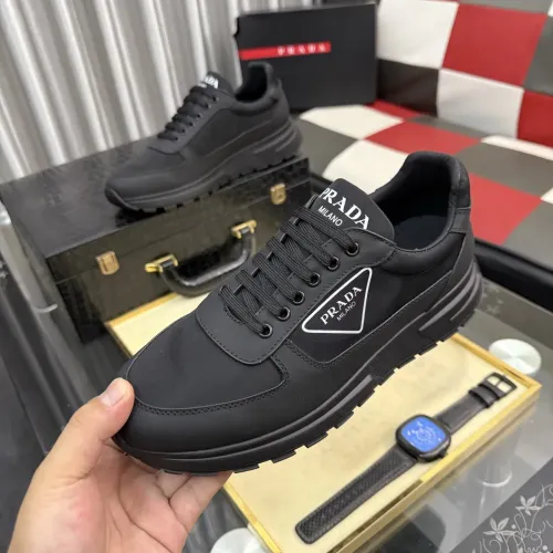 Wholesale Prada Casual Shoes For Men #1442879 $100.00 USD, Wholesale Quality Replica Prada Casual Shoes