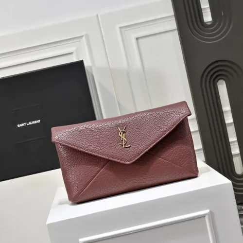 Wholesale Yves Saint Laurent AAA Pouches #1442884 $98.00 USD, Wholesale Quality Replica Yves Saint Laurent AAA Wallets