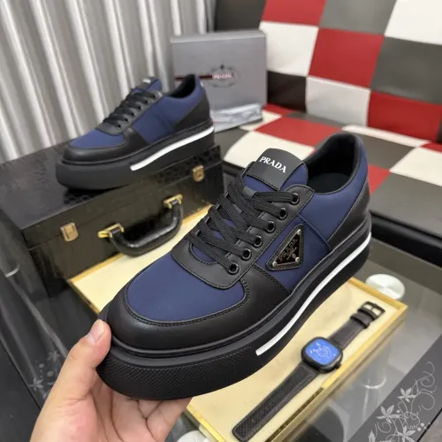 Wholesale Prada Casual Shoes For Men #1442887 $102.00 USD, Wholesale Quality Replica Prada Casual Shoes