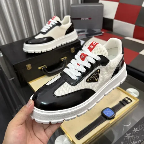 Wholesale Prada Casual Shoes For Men #1442890 $105.00 USD, Wholesale Quality Replica Prada Casual Shoes