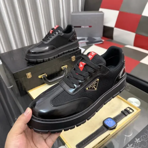 Wholesale Prada Casual Shoes For Men #1442891 $105.00 USD, Wholesale Quality Replica Prada Casual Shoes