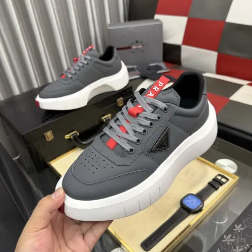 Wholesale Prada Casual Shoes For Men #1442893 $108.00 USD, Wholesale Quality Replica Prada Casual Shoes