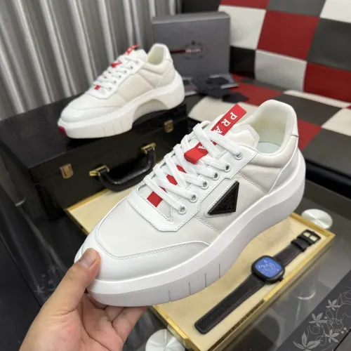 Wholesale Prada Casual Shoes For Men #1442895 $108.00 USD, Wholesale Quality Replica Prada Casual Shoes