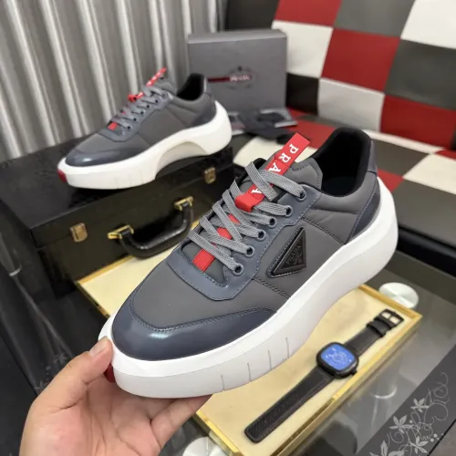 Wholesale Prada Casual Shoes For Men #1442896 $108.00 USD, Wholesale Quality Replica Prada Casual Shoes