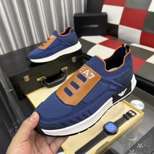 Wholesale Armani Casual Shoes For Men #1442945 $76.00 USD, Wholesale Quality Replica Armani Casual Shoes