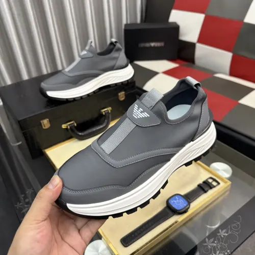 Wholesale Armani Casual Shoes For Men #1442956 $82.00 USD, Wholesale Quality Replica Armani Casual Shoes