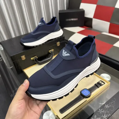 Wholesale Armani Casual Shoes For Men #1442957 $82.00 USD, Wholesale Quality Replica Armani Casual Shoes