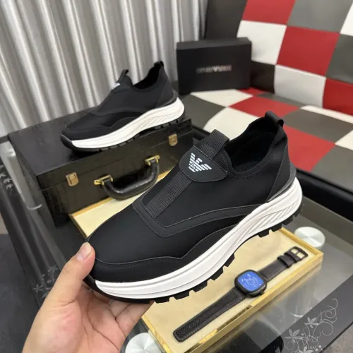 Wholesale Armani Casual Shoes For Men #1442958 $82.00 USD, Wholesale Quality Replica Armani Casual Shoes