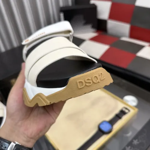 Replica Dsquared Slippers For Men #1442963 $76.00 USD for Wholesale