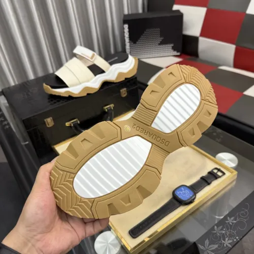 Replica Dsquared Slippers For Men #1442963 $76.00 USD for Wholesale