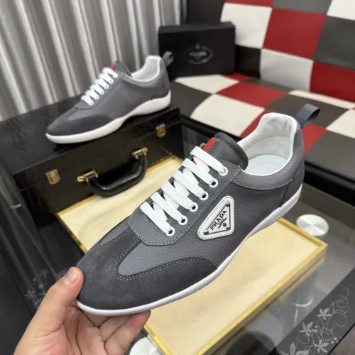 Wholesale Prada Casual Shoes For Men #1442966 $80.00 USD, Wholesale Quality Replica Prada Casual Shoes