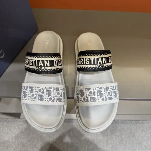Replica Christian Dior Slippers For Men #1442969 $60.00 USD for Wholesale