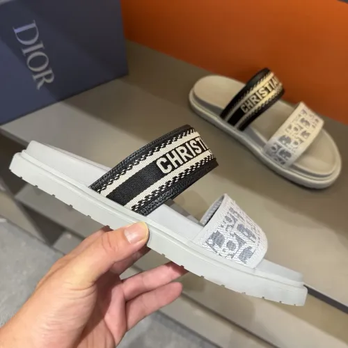Replica Christian Dior Slippers For Men #1442969 $60.00 USD for Wholesale
