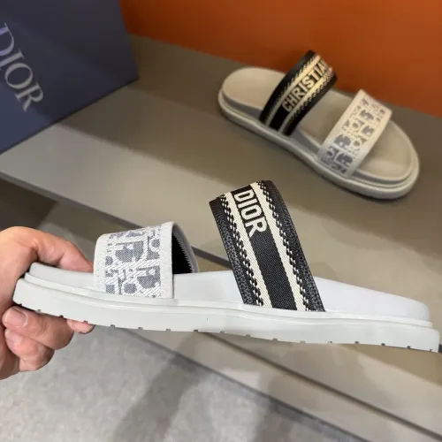 Replica Christian Dior Slippers For Men #1442969 $60.00 USD for Wholesale