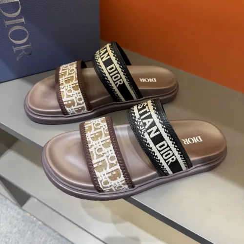 Wholesale Christian Dior Slippers For Men #1442971 $60.00 USD, Wholesale Quality Replica Christian Dior Slippers