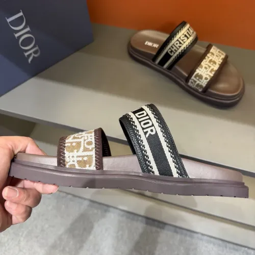 Replica Christian Dior Slippers For Men #1442971 $60.00 USD for Wholesale