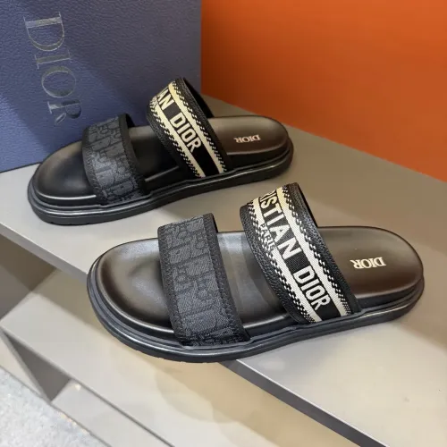 Wholesale Christian Dior Slippers For Men #1442974 $60.00 USD, Wholesale Quality Replica Christian Dior Slippers