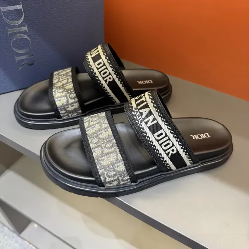 Wholesale Christian Dior Slippers For Men #1442975 $60.00 USD, Wholesale Quality Replica Christian Dior Slippers
