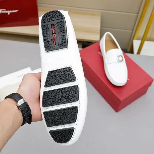 Replica Salvatore Ferragamo Leather Shoes For Men #1442976 $82.00 USD for Wholesale
