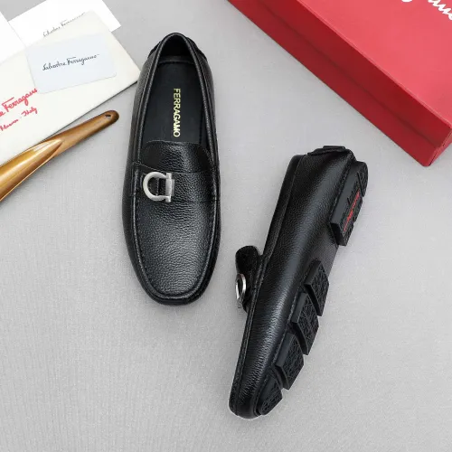 Wholesale Salvatore Ferragamo Leather Shoes For Men #1442977 $82.00 USD, Wholesale Quality Replica Salvatore Ferragamo Leather Shoes