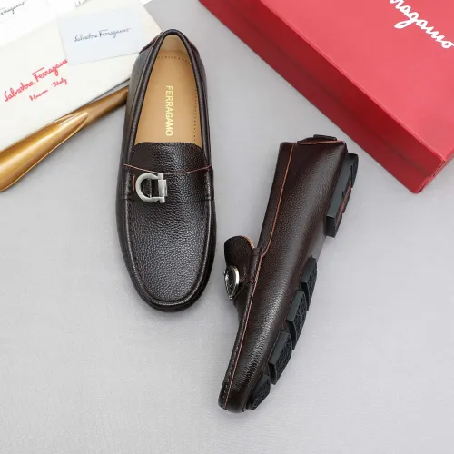 Wholesale Salvatore Ferragamo Leather Shoes For Men #1442978 $82.00 USD, Wholesale Quality Replica Salvatore Ferragamo Leather Shoes