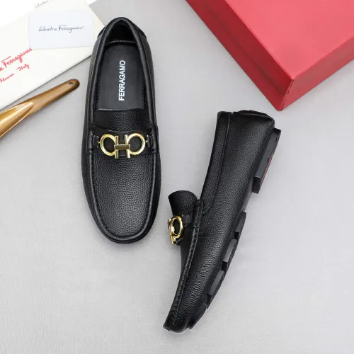 Wholesale Salvatore Ferragamo Leather Shoes For Men #1442981 $82.00 USD, Wholesale Quality Replica Salvatore Ferragamo Leather Shoes