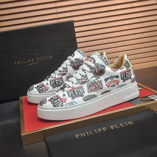Wholesale Philipp Plein PP Casual Shoes For Men #1442996 $100.00 USD, Wholesale Quality Replica Philipp Plein PP Casual Shoes
