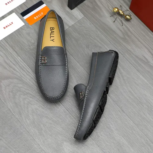 Replica Bally Leather Shoes For Men #1442998 $80.00 USD for Wholesale