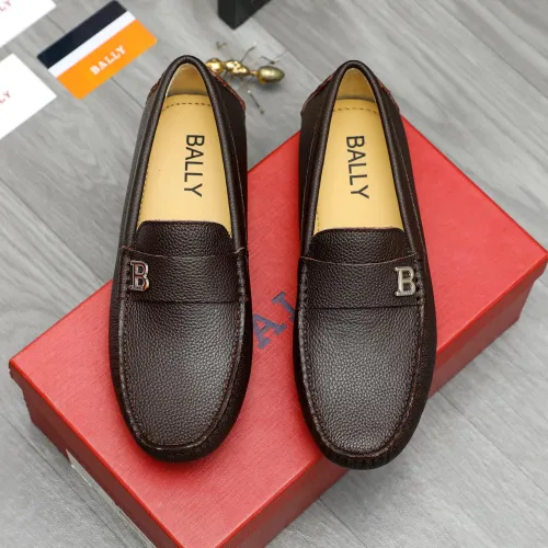 Replica Bally Leather Shoes For Men #1442999 $80.00 USD for Wholesale