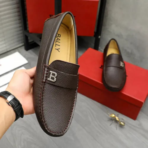 Replica Bally Leather Shoes For Men #1442999 $80.00 USD for Wholesale