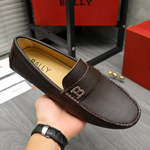 Replica Bally Leather Shoes For Men #1442999 $80.00 USD for Wholesale
