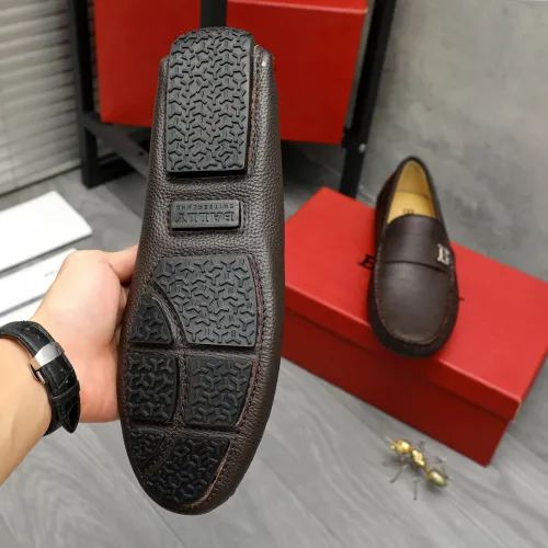 Replica Bally Leather Shoes For Men #1442999 $80.00 USD for Wholesale