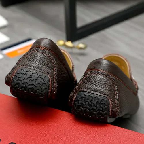 Replica Bally Leather Shoes For Men #1442999 $80.00 USD for Wholesale