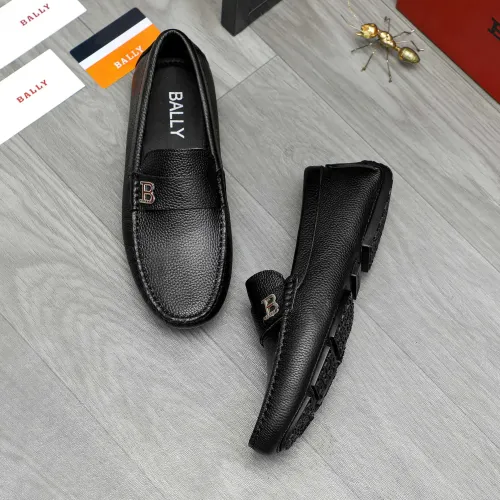 Replica Bally Leather Shoes For Men #1443000 $80.00 USD for Wholesale