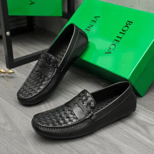 Wholesale Bottega Veneta BV Leather Shoes For Men #1443003 $80.00 USD, Wholesale Quality Replica Bottega Veneta BV Leather Shoes
