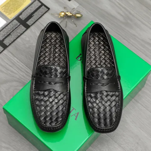 Replica Bottega Veneta BV Leather Shoes For Men #1443003 $80.00 USD for Wholesale