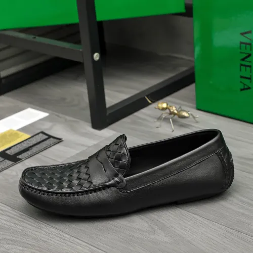 Replica Bottega Veneta BV Leather Shoes For Men #1443003 $80.00 USD for Wholesale
