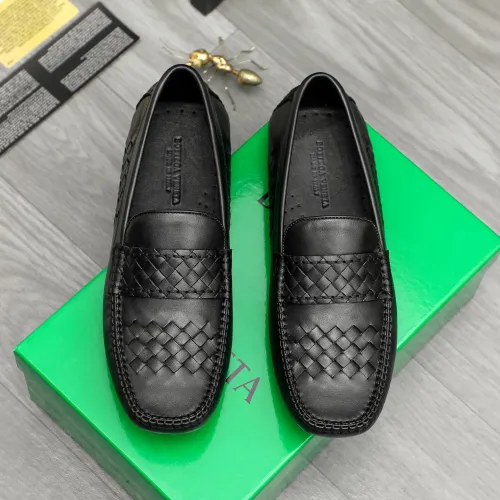 Replica Bottega Veneta BV Leather Shoes For Men #1443011 $80.00 USD for Wholesale