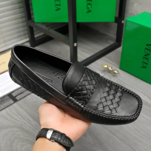 Replica Bottega Veneta BV Leather Shoes For Men #1443011 $80.00 USD for Wholesale
