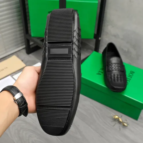 Replica Bottega Veneta BV Leather Shoes For Men #1443011 $80.00 USD for Wholesale