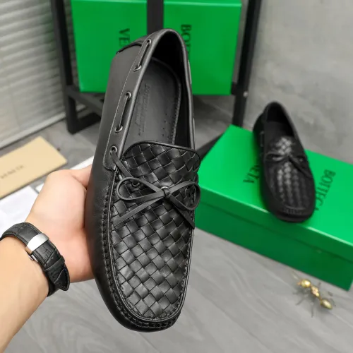 Replica Bottega Veneta BV Leather Shoes For Men #1443016 $80.00 USD for Wholesale