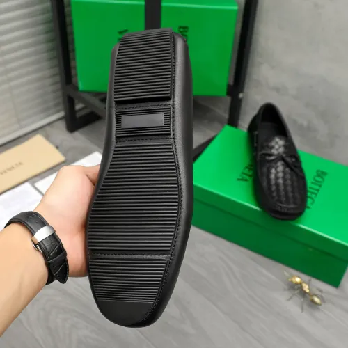 Replica Bottega Veneta BV Leather Shoes For Men #1443016 $80.00 USD for Wholesale