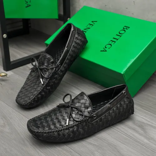 Wholesale Bottega Veneta BV Leather Shoes For Men #1443020 $80.00 USD, Wholesale Quality Replica Bottega Veneta BV Leather Shoes