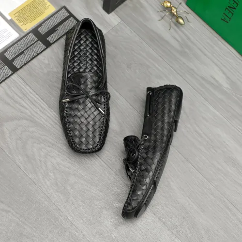 Replica Bottega Veneta BV Leather Shoes For Men #1443020 $80.00 USD for Wholesale