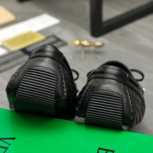 Replica Bottega Veneta BV Leather Shoes For Men #1443020 $80.00 USD for Wholesale