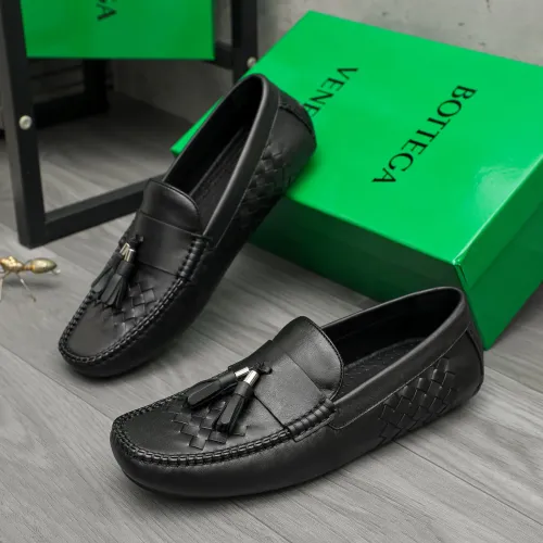 Wholesale Bottega Veneta BV Leather Shoes For Men #1443021 $80.00 USD, Wholesale Quality Replica Bottega Veneta BV Leather Shoes