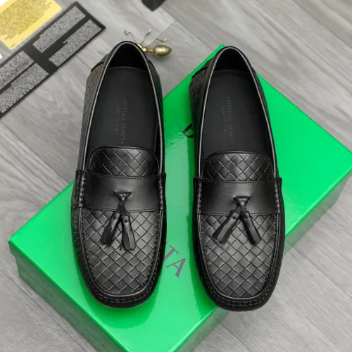 Replica Bottega Veneta BV Leather Shoes For Men #1443022 $80.00 USD for Wholesale