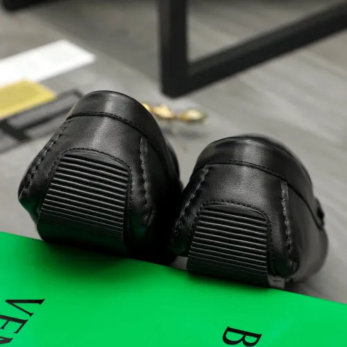 Replica Bottega Veneta BV Leather Shoes For Men #1443024 $80.00 USD for Wholesale