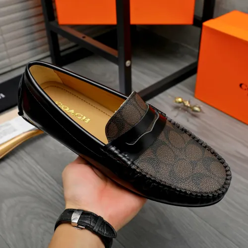 Replica Coach Leather Shoes For Men #1443025 $80.00 USD for Wholesale